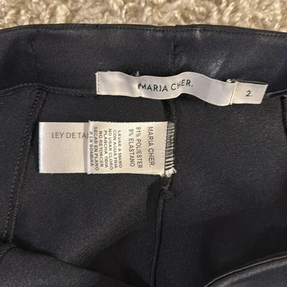 Maria Cher black leggings size 2 - Picture 3 of 6
